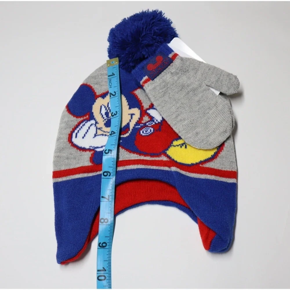 Toddler‎ Boys Mickey Mouse Hat and Mitten Set 2-Piece - One Size
